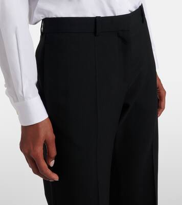 Hiram wool straight pants | The Row