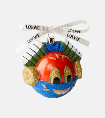x Louis Wain Knight Cat glitter glass ornament | Loewe