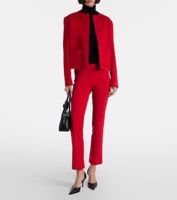 JP Twenty slim suede pants | Stouls