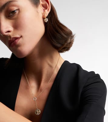 Karma 18kt gold pendant necklace with diamonds | FoundRae