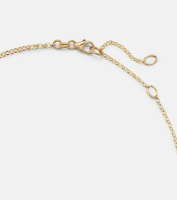 Karma 18kt gold pendant necklace with diamonds | FoundRae