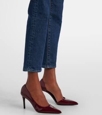 Borrowed cropped straight jeans | Frame