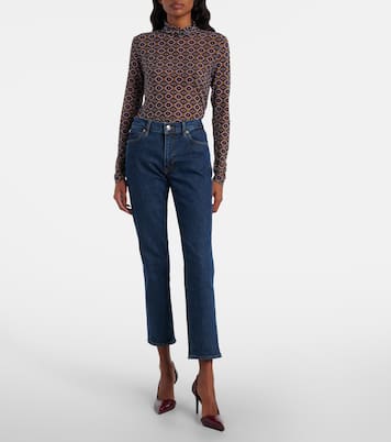 Borrowed cropped straight jeans | Frame