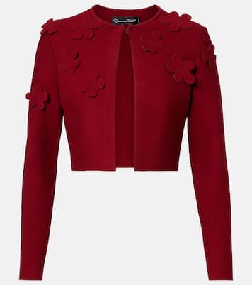 Floral cropped cardigan | Oscar de la Renta