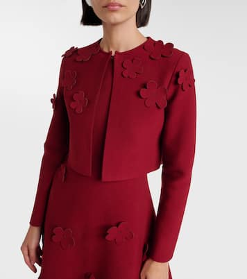 Floral cropped cardigan | Oscar de la Renta