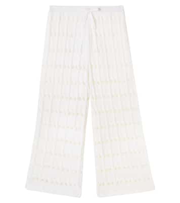 Knitted wool and cotton pants | Zimmermann Kids