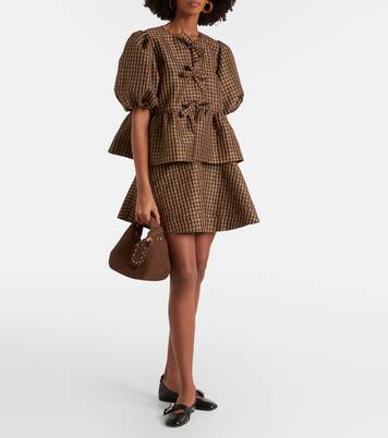 Borsa in suede in suede | Ganni