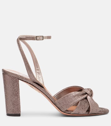 Sandalen Nina 85 aus Twill | Aquazzura