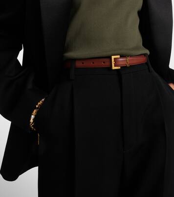 Cinturón Cassandre de piel | Saint Laurent