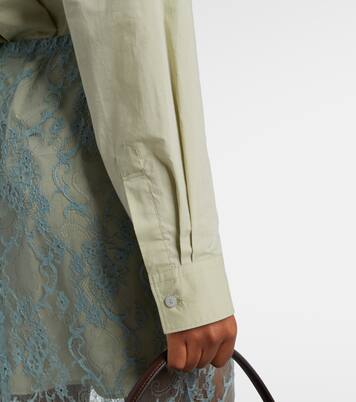 Lace-trimmed shirt dress | Acne Studios