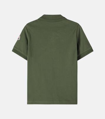 Cotton piqué polo shirt | Moncler Enfant