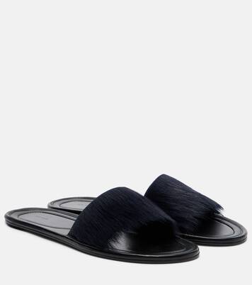 Malick calf hair slides | The Row