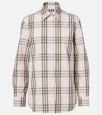 Burberry Check cotton poplin shirt | Burberry