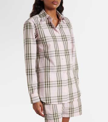 Burberry Check cotton poplin shirt | Burberry