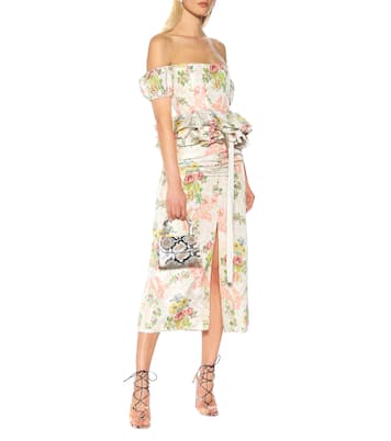 Jupe Peplum en soie mélangée | Brock Collection