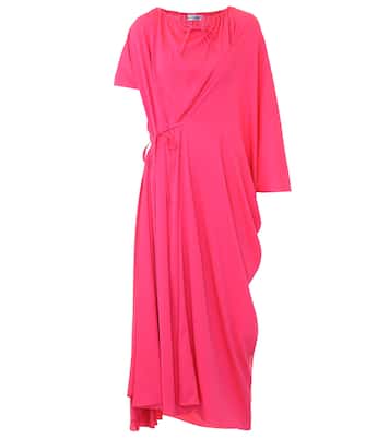 Robe asymétrique en crêpe | Balenciaga