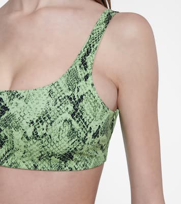 Vapor snake-print sports bra | Alo Yoga