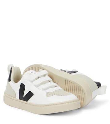 V-10 leather and suede sneakers | Veja Kids