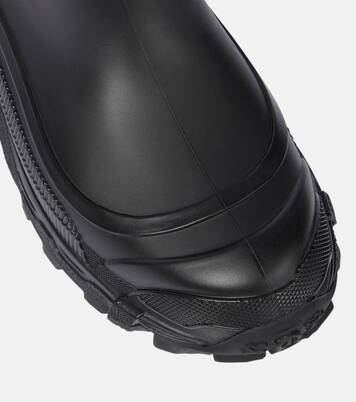 House Check rubber rain boots | Burberry
