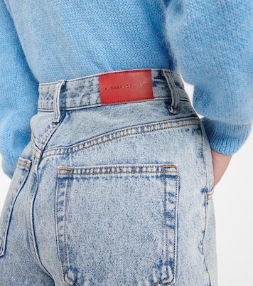 High-Rise Wide-Leg Jeans | Alessandra Rich