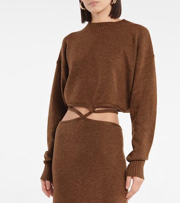 Cutout wool and cashmere maxi dress | Christopher Esber