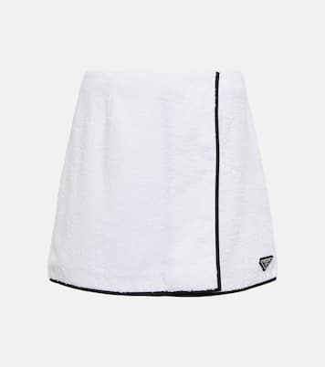 Mini-jupe en coton | Prada