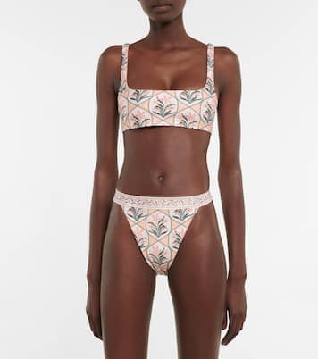 Bedrucktes Bikini-Höschen Lluvia | Agua by Agua Bendita