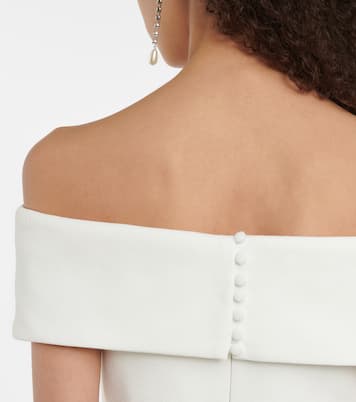 Bridal - Abito midi Amore in crêpe | Rebecca Vallance