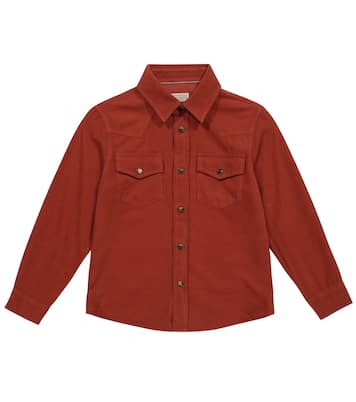 Camisa de pana de algodón | Brunello Cucinelli Kids
