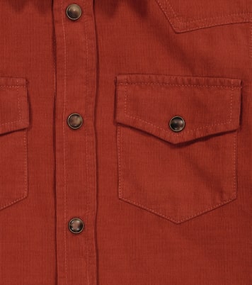 Camisa de pana de algodón | Brunello Cucinelli Kids