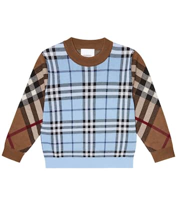Sweatshirt aus Wolle und Baumwolle | Burberry Kids