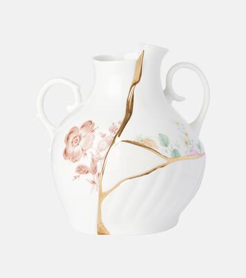 Kintsugi Small porcelain vase by Marcantonio Raimondi Malerba | Seletti
