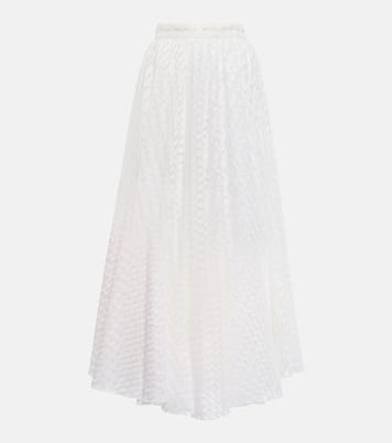 Falda midi de macramé | Giambattista Valli