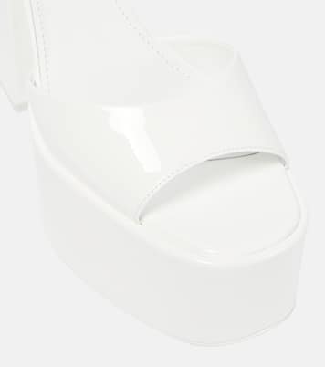 Tatiana patent leather platform sandals | Paris Texas
