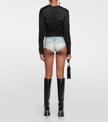 Short en jean à ornements | Blumarine