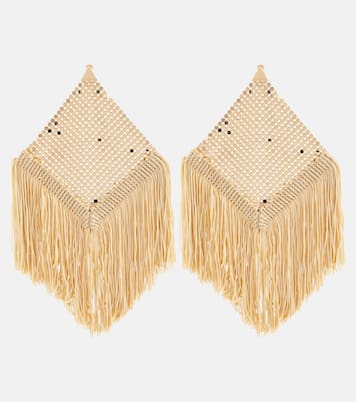 Fringed chainmail earrings | Rabanne