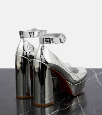 Pumps Movidastrap in pelle metallizzata | Christian Louboutin