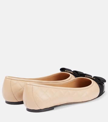 Varina quilted leather ballet flats | Ferragamo