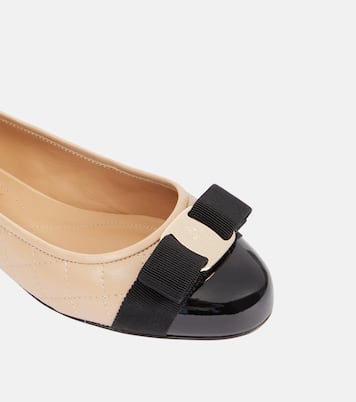 Varina quilted leather ballet flats | Ferragamo