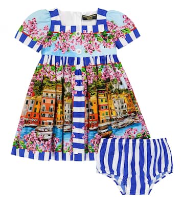 Baby Portofino dress and bloomers set | Dolce&Gabbana Kids
