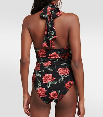 Floral cutout jersey bodysuit | Magda Butrym