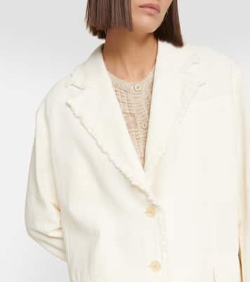 Blazer de algodón y lino | Acne Studios