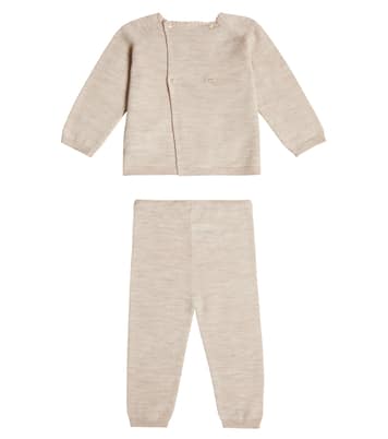 Baby wool sweater and pants set | Bonpoint