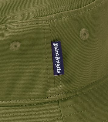 Cappello da pescatore in cotone con logo | Palm Angels Kids
