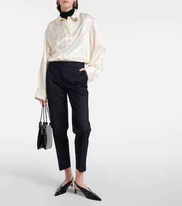 Pantaloni slim in cotone | Jil Sander