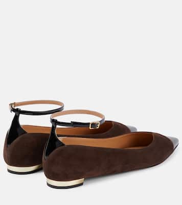 Pinot suede ballet flats | Aquazzura