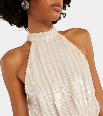 Bridal Vivienne sequined midi dress | Rixo