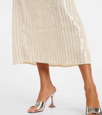 Bridal Vivienne sequined midi dress | Rixo