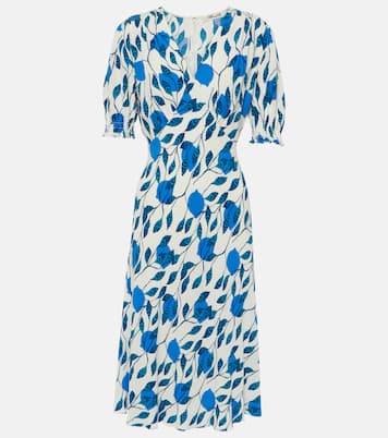 Jemma printed crêpe midi dress | Diane von Furstenberg