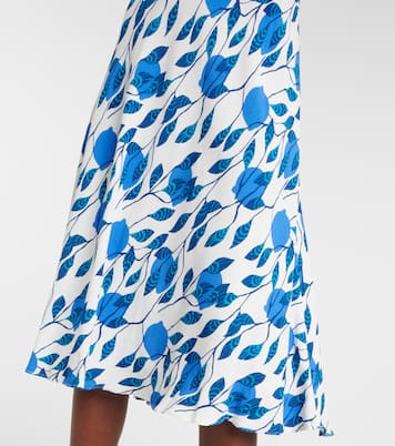 Jemma printed crêpe midi dress | Diane von Furstenberg